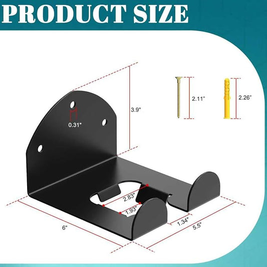 (3 Pack) Garage Organizer Trimmer Rack, Wall Mount Garden Power Tool Hanger Weed Holder,Weed Wacker Wall Rack Garage Tool Organizer for Grass Trimmer, Hedge Trimmer,Garage Tool