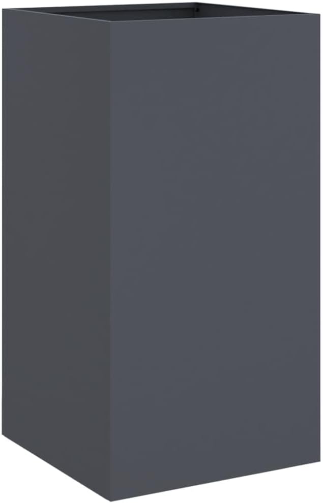 Planter,Multifunctional Raised Bed,Plant Privacy Fence,Balcony Planter Beds,Herb Planters,Greenhouse Planter,for Herbs,Flowers,Outdoor,Vegetables,Anthracite 16.5"x15"x29.5" Cold-Rolled Steel