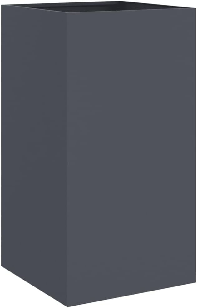 Planter,Multifunctional Raised Bed,Plant Privacy Fence,Balcony Planter Beds,Herb Planters,Greenhouse Planter,for Herbs,Flowers,Outdoor,Vegetables,Anthracite 16.5"x15"x29.5" Cold-Rolled Steel