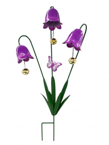 Metal Carnivorous Plant Garden Stake (Purple-1pc)