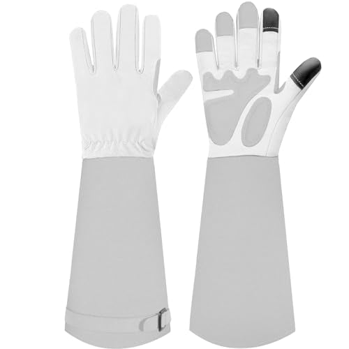 Gardening Gloves for Women Men (Grey / Small (Pack of 1))