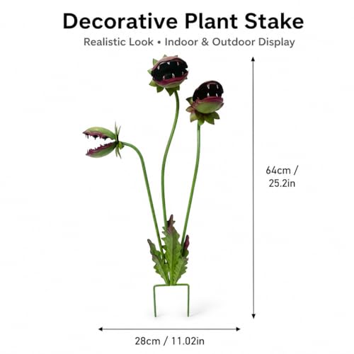 Venus Flytrap Carnivorous Plant Garden Stake
