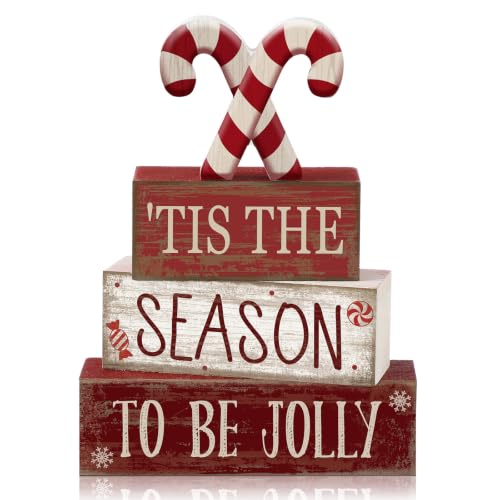 4 Pcs Christmas Table Decorations (Candy Cane)