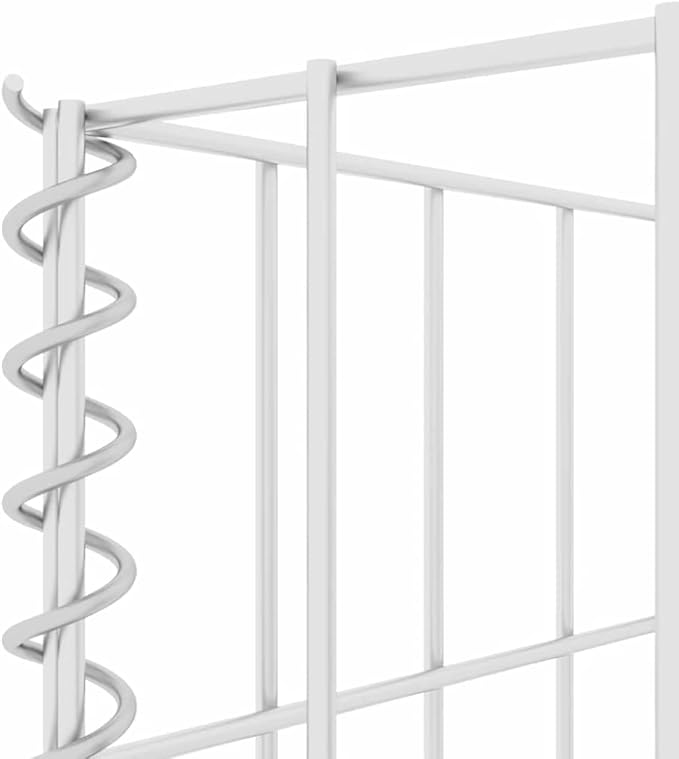 Plant Stands Ground Box Box for VegetablesH-Shaped Gabion Steel Wire 102.4"x15.7"x31.5"for Patio Balcony backyards