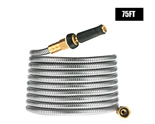 Metal Garden Hose 75 FT (75FT)