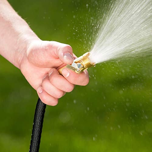 Lightweight Expandable Garden Hose (Black / 50 ft)
