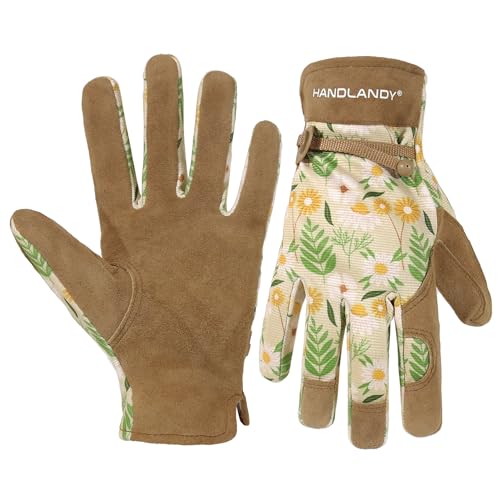 Gardening Gloves for Women (Khaki / Medium (Pack of 1))