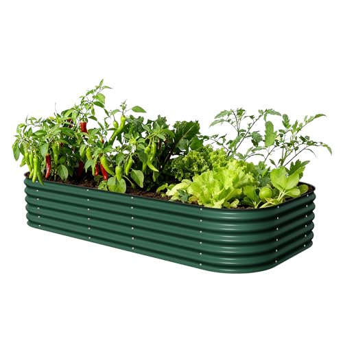 Raised Garden Bed Kit (British Green / 17" Tall)