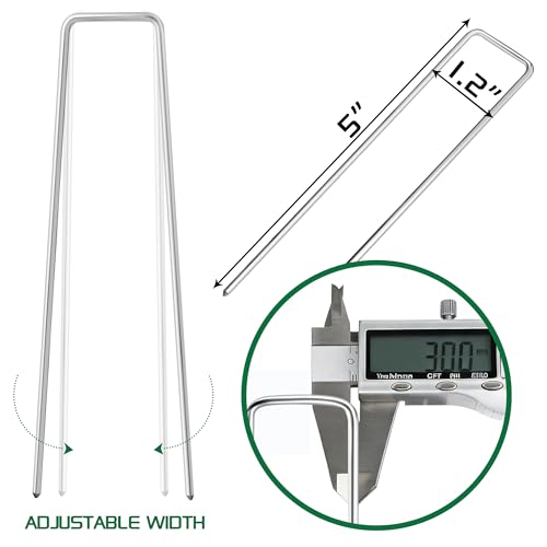 Garden Stakes 5Inch (Silver / 25Pack)