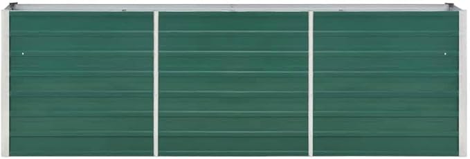 Herb Garden Tomato s Boxes Garden Raised Bed Galvanized Steel 94.5"x15.7"x30.3" Greenfor Patio Balcony backyards