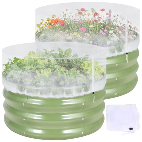 Garden Netting for Raised Beds (24x24x12 in)