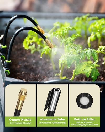 50FT Drip Irrigation System (50FT / Green)