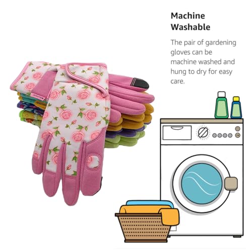 Gardening Gloves (1 Pair Per Pack-pink Palm / Medium)