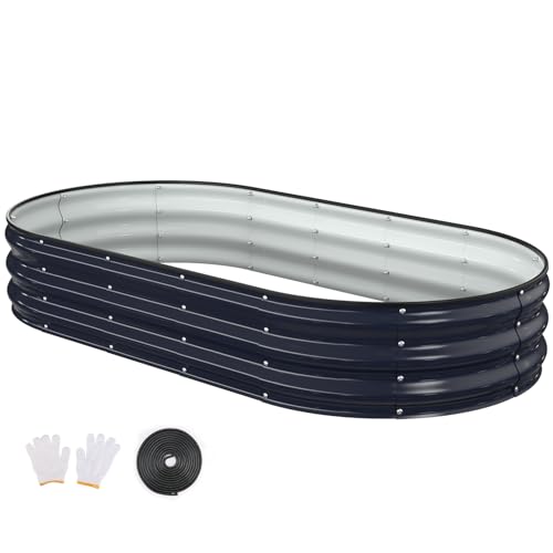Raised Garden Bed (Midnight Blue / 6x3x1ft)