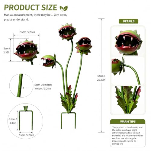 Carnivorous Plant Decorative Planter Garden Stake