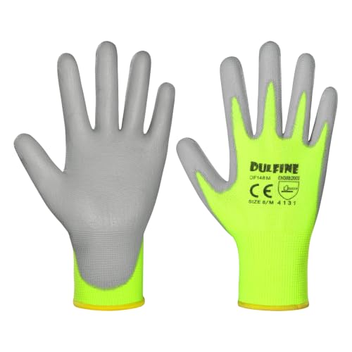 Safety Work Gloves for Men 60 Pairs (Yellow / X-Large)