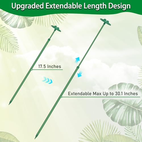 Extendable Plant Stakes (30.1Inches 7Pack)