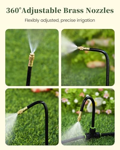 50FT Drip Irrigation System (50FT / Green)