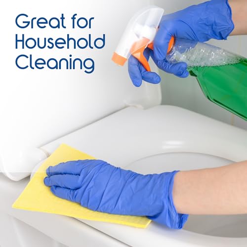 Cobalt Blue Nitrile Disposable Gloves (Small / Blue - Box of 100)