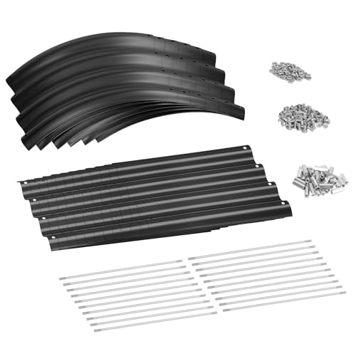8×2×1ft Galvanized Raised Garden Bed Kit (Gray / 8x2x1ft)
