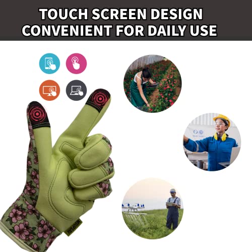 Women Gardening Gloves (1 Pair Per Pack-chartreuse / Medium)