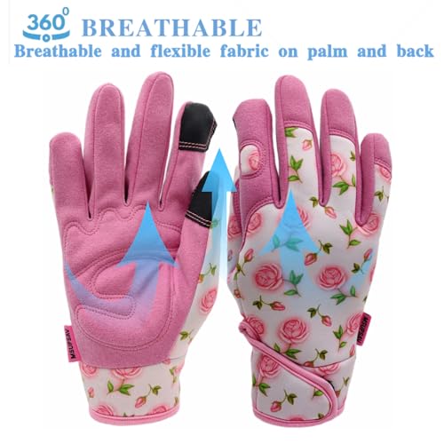 Gardening Gloves (1 Pair Per Pack-pink Palm / Medium)