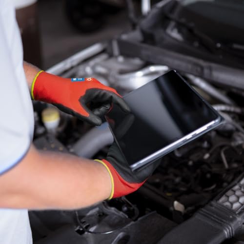 Safety Work Gloves (Red (Touch Screen) / Small)
