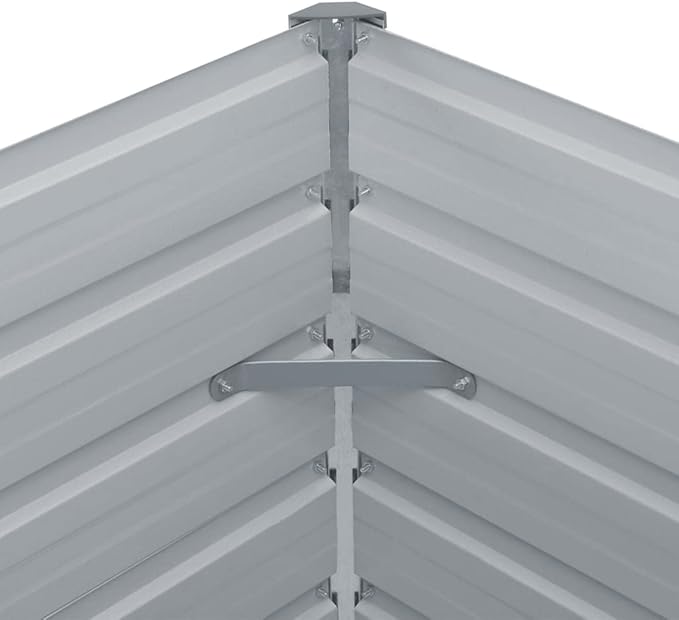 Raised Garden Bed 63"x31.5"x17.7" Galvanized Steel Brown,Raised Garden Bed,Outdoor Planters for Flower Herb Garden