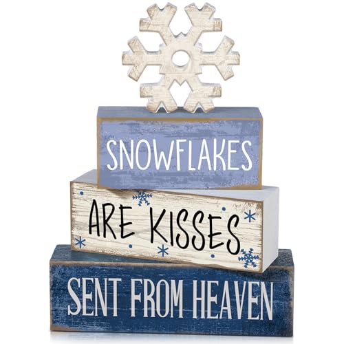 4 Pcs Christmas Snowflake Table Decor (Snowflakes)