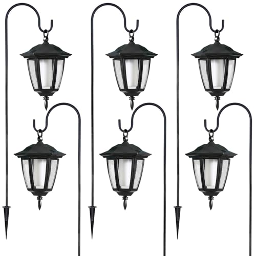 6 Pack Solar Halloween Flame Hanging Lights Outdoor (Purple / 6 Pack)
