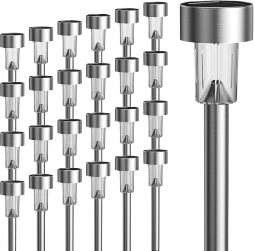 24 Pack Solar Lights Outdoor Waterproof (Warm White)