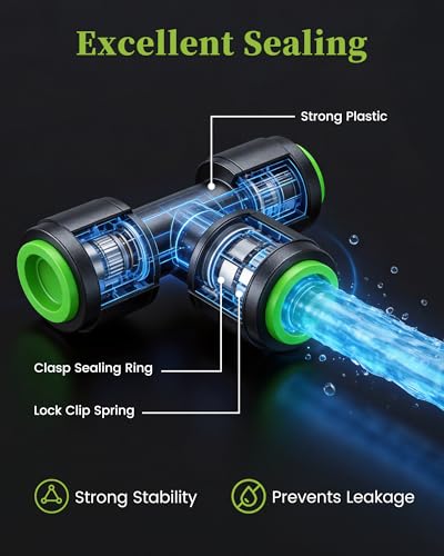 50FT Drip Irrigation System (50FT / Green)