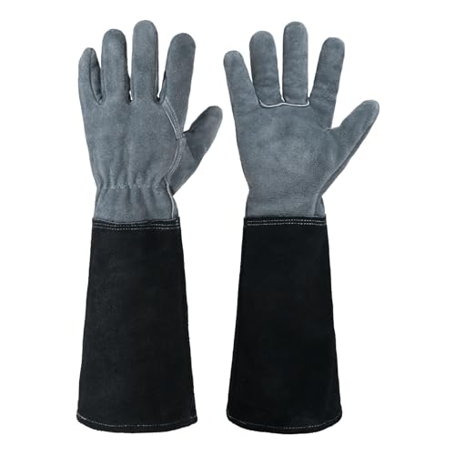Rose Pruning Gloves for Men Women (Slate Gray / X-Large (Pack of 1))