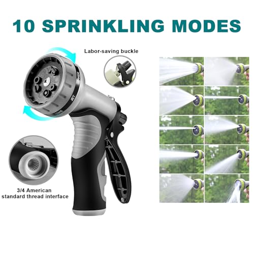 25FT Metal Garden Hose (Gray / 25FT)
