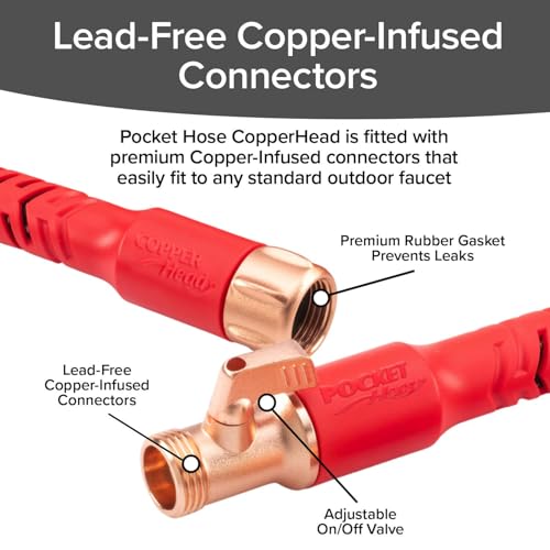 Copper Head 100 FT Expandable Garden Hose