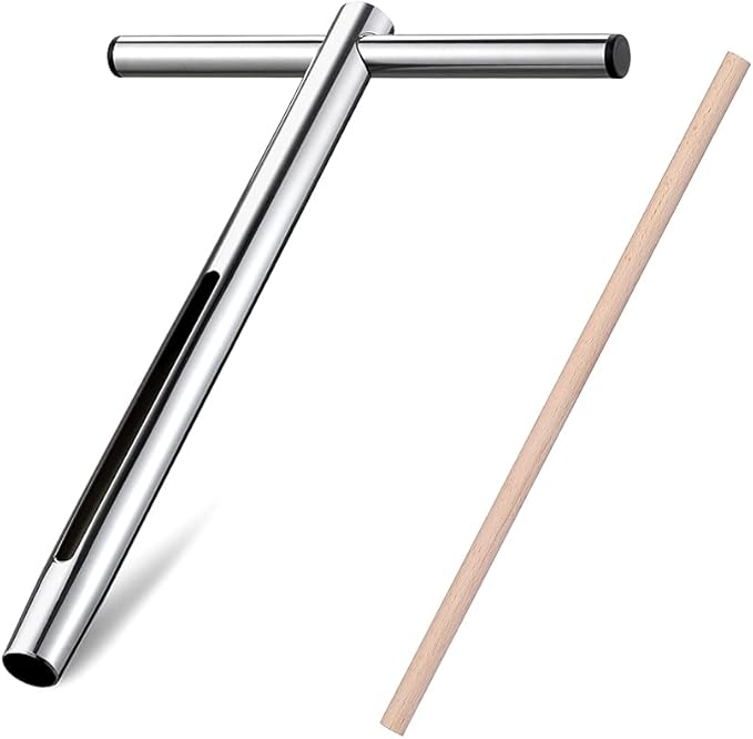 Soil Sample Probe 12 Inch with T Handle, Soil Sampler Tool, Soil Test Kit, Soil Probe for Soil Sampling Plant Care Lawn Garden Farm