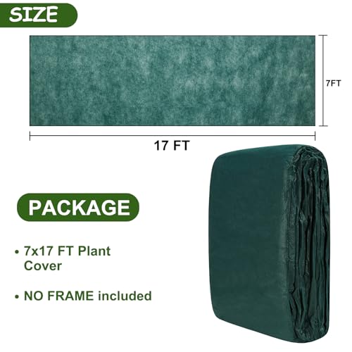 Plant Covers Freeze Protection 6.5x16.4 FT 1.2oz (6.5x16.4 FT / Green)
