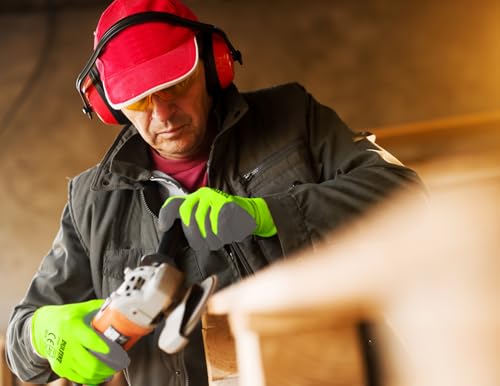 Safety Work Gloves for Men 60 Pairs (Yellow / X-Large)