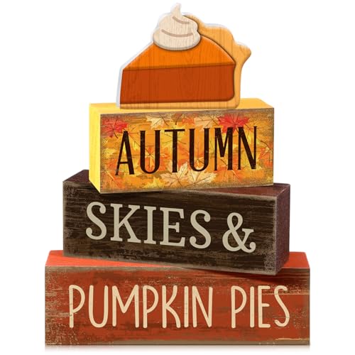 3 Pcs Fall Table Decor (Pumpkin Pie)