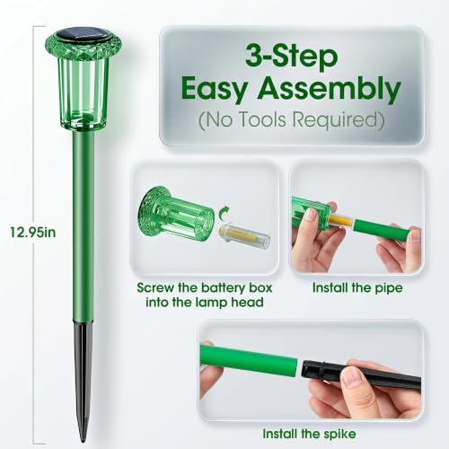 Halloween Solar Outdoor Lights (Green)