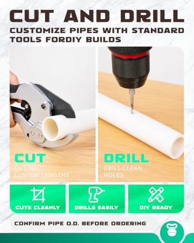 1 Pack 6 Inch PVC Pipe (6inch)