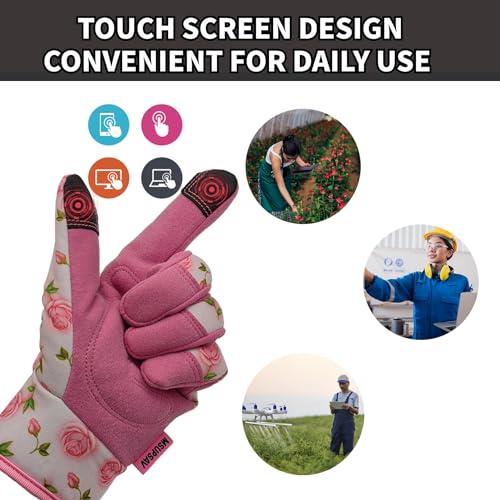 Gardening Gloves (1 Pair Per Pack-pink Palm / Medium)