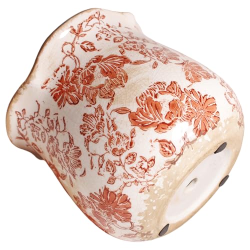 Country Farmhouse Fall Planters (Red Flower)