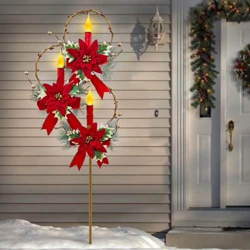 Outdoor Solar Christmas Decorations (Red)