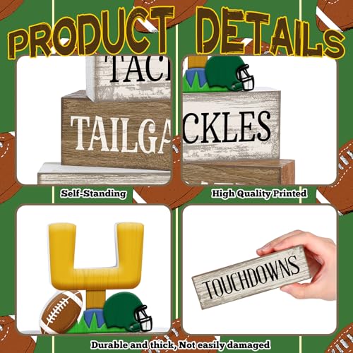 4 Pcs Fall Football Table Decor (Football)