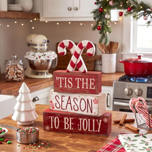 4 Pcs Christmas Table Decorations (Candy Cane)