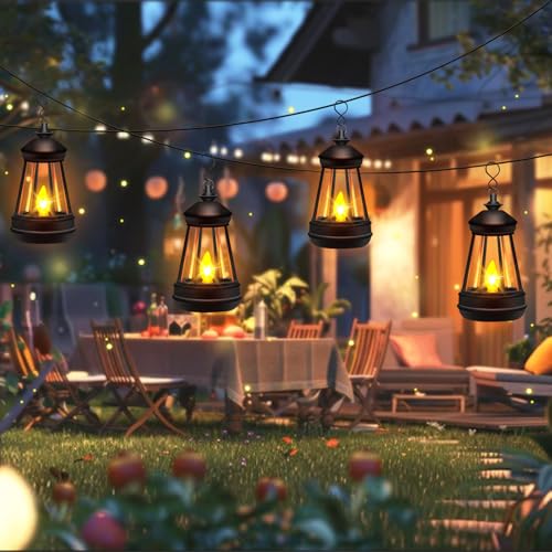 Mini Solar Lantern Lights Replacement for Outdoor Statue
