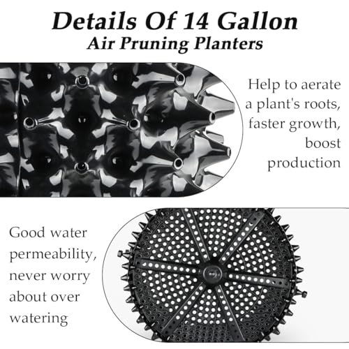 14 Gallon Air Pruning Planters (14 Gallon-5P)