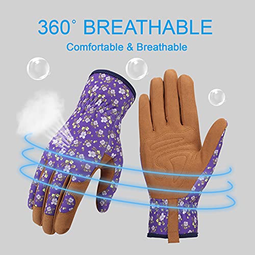 Gardening Gloves for Women (Purple)