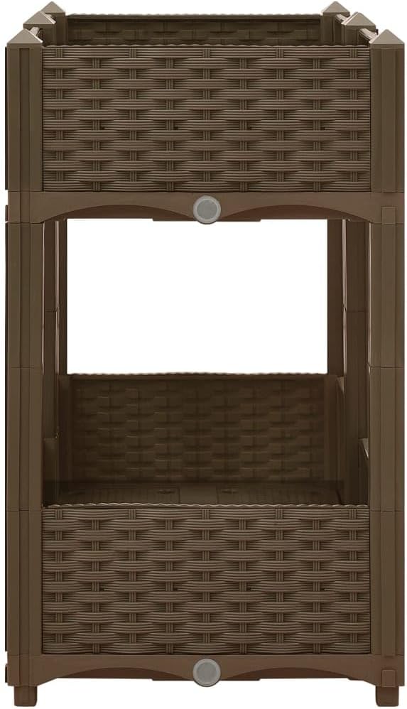 Raised Bed 31.5"x15.7"x28" Polypropylene,Raised Garden Bed,Outdoor Planters for Flower Herb Garden